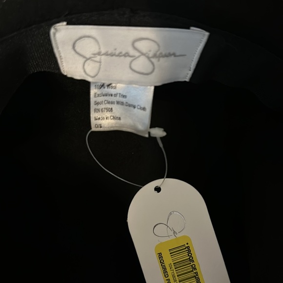 Jessica Simpson Black Wool Woman’s Hat - Picture 5 of 10